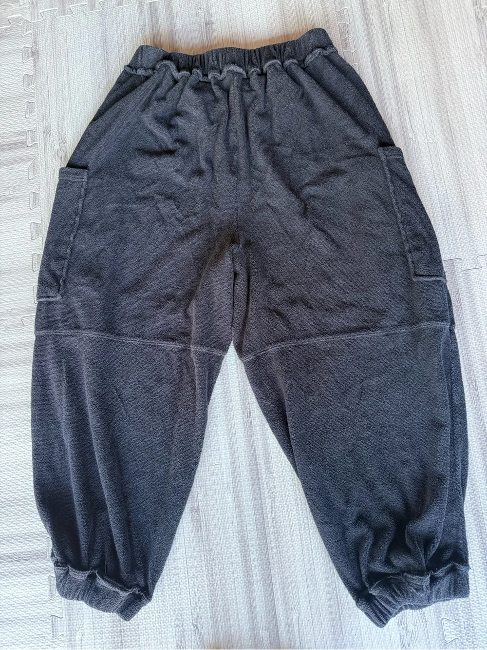 Free People Beach Black Elastic-Waist Balloon Joggers - Picture 2 of 3